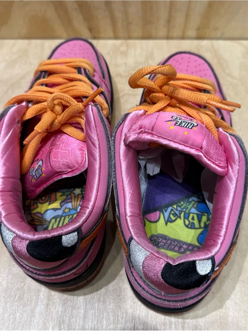 Nike SB Dunk Low Pro QS x The Powerpuff Girls Blossom  FD2631-600 Size 7